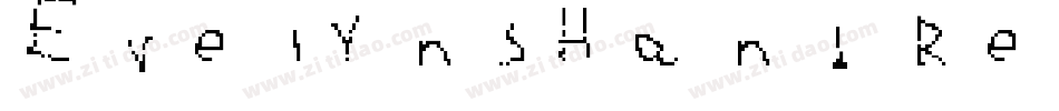 EvelynsHand Regular字体转换
